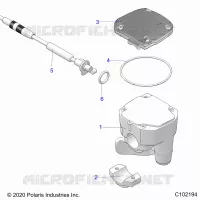 LENKUNG, CONTROLS, THROTTLE ASM. AND CABLE