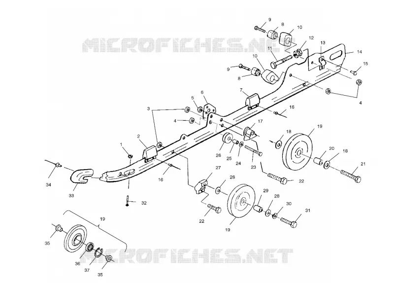 Schienen-Montage (SUSPENSION)
