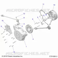 MOTOR, STATOR AND COVER