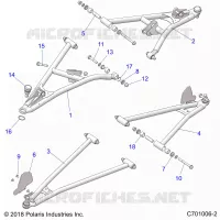 FRONT SUSPENSION CONTROL ARMS