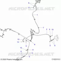 BRAKE LINES, FRONT