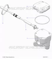 LENKUNG, CONTROLS, THROTTLE ASM. AND CABLE