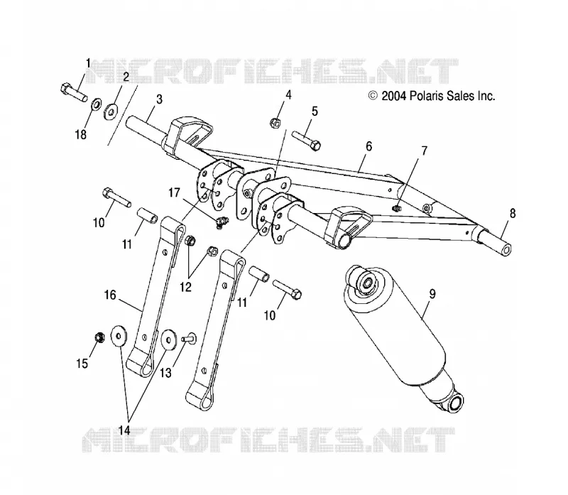FRONT Drehmomentarm