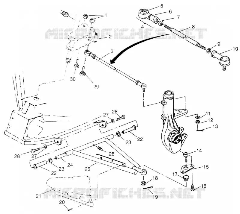 Querlenkern Sportsman 4x4 W968040 (4935943594B013)