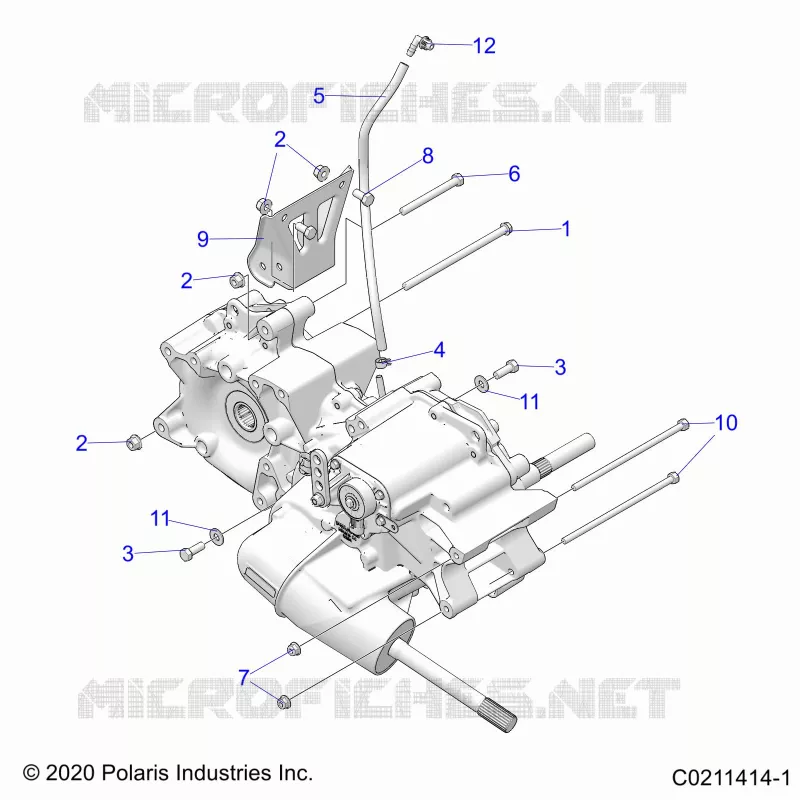 ANTRIEB, MAIN GEARCASE MOUNTING