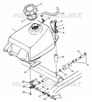 TREIBSTOFF TANK Magnum 4X4 W968144 and Swedish Magnum 4X4 S968144 (4936053605A011)