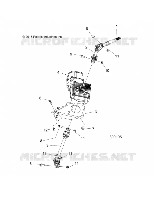 STEERING, SHAFT, EPS, LH