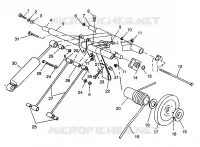 HINTER Drehmomentarm ULTRA SP 0970678 (4938093809B012)