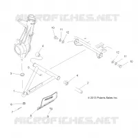 SUSPENSION, A-ARM and STREBE MOUNTING
