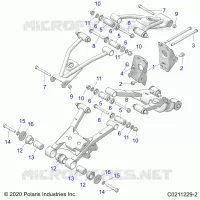 HINTERRADAUFHÃ„NGUNG CONTROL ARM, MOUNTING
