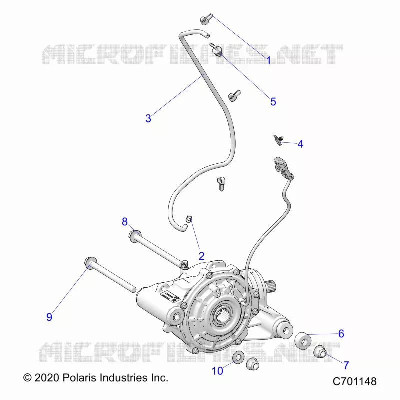 ANTRIEB, FRONT GEARCASE MOUNTING
