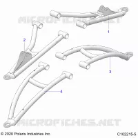 FRONT SUSPENSION A-ARMS