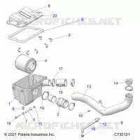 ENGINE, LUFTEINLASS SYSTEM