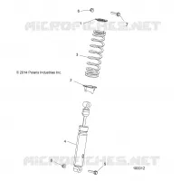 SUSPENSION, FRONT SHOCK
