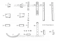 OPTIONEN, 4 PASS HARD DOOR REPLACEMENT HARDWARE