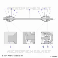 DRIVE TRAIN, HALF HINTERWELLE