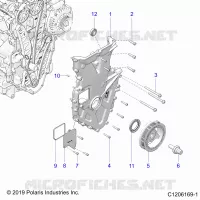 MOTOR, FRONT COVER ASSEMBLY