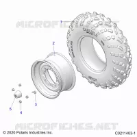 RADS, FRONT TIRE