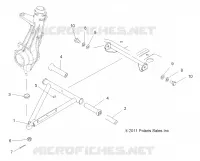 SUSPENSION, A-ARM and STREBE MOUNTING