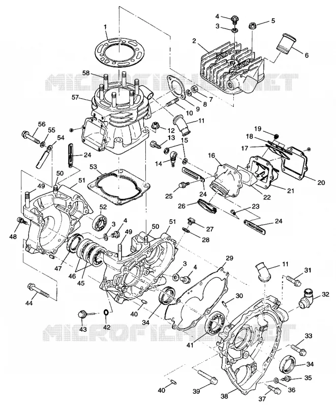 CRANKCASE AND ZYLINDER