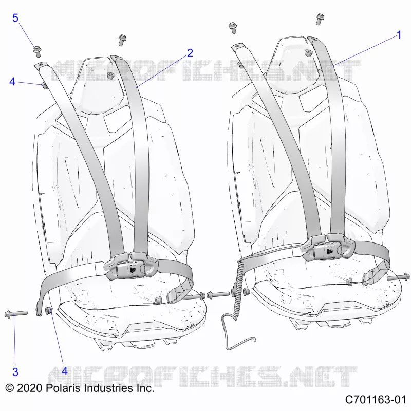 SITZ BELT MOUNTING 4 POINT