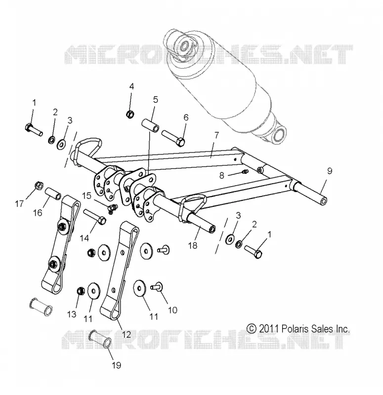 FRONT Drehmomentarm