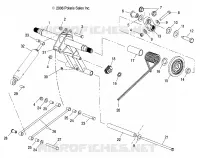 SUSPENSION, HINTER Drehmomentarm and SCHOCK