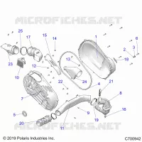 ANTRIEB, CLUTCH COVER AND DUCTING