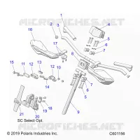 UPPER LENKEN &amp; HANDLEBAR ASM.
