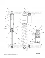 SUSPENSION, IFS SHOCK W/RESERVOIR