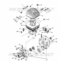 CRANKCASE AND ZYLINDER TRAIL BLAZER W957221 (4930363036C007)