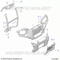 FRONTSTOSSSTANGE AND MOUNTING