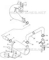 ABGASSYSTEM SLX 780 B964287 and Intl. SLX 780 I964287 (4937443744B005)