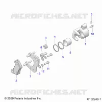 BRAKES, BRAKE BREMSZANGE VORNE (TO 8/16/2021)