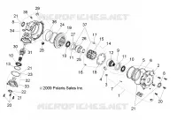 ANTRIEB, FRONT GETRIEBEGEHÄUSE INTERNALS