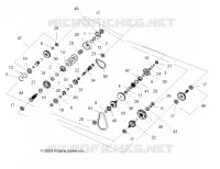 ANTRIEB, MAIN GETRIEBEGEHÄUSE INTERNALS