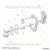 HINTERBREMSE CALIPER