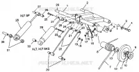 HINTER Drehmomentarm XLT 0940767, XLT SP 0930667   XLT SKS 0940567 (4925022502024A)