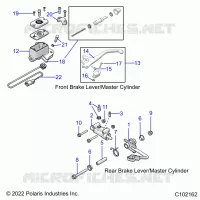 BRAKES, BRAKE LEVERS AND MASTER CYLINDERS