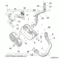 ANTRIEB, CLUTCH COVER AND DUCTING