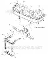 FRONT RACK AND SUPPORTS