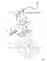DROSSELKLAPPENGEHÃ„USE AND VALVE COVER