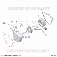 ENGINE, STATOR AND FLYRAD