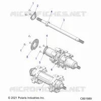 DRIVE TRAIN, JACKSHAFT AND ANTRIEBSWELLE