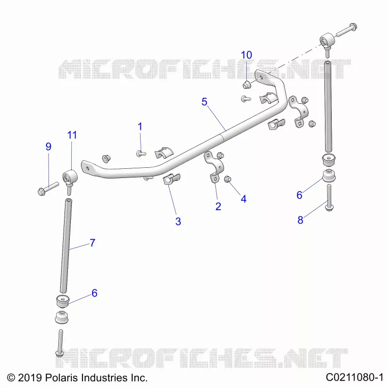 SUSPENSION, STABILISATORSTANGE