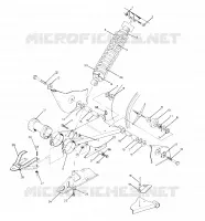 SWING ARM WLD. / FEDER ASSEMBLY 250 4X4 / W928127 (4922872287B013)