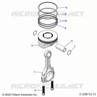 ENGINE, KOLBENSTANGE