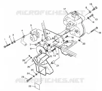 GETRIEBEGEHÄUSE   BREMSE MOUNTING Trail Boss W97AA25C (4940574057B013)