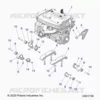 MOTOR, MOUNTING &amp; LONG BLOCK