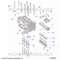 ENGINE, ZYLINDERKOPF AND VALVES